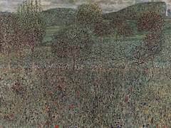 Blooming Field by Gustav Klimt