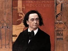 Portrait of Joseph Pembauer by Gustav Klimt