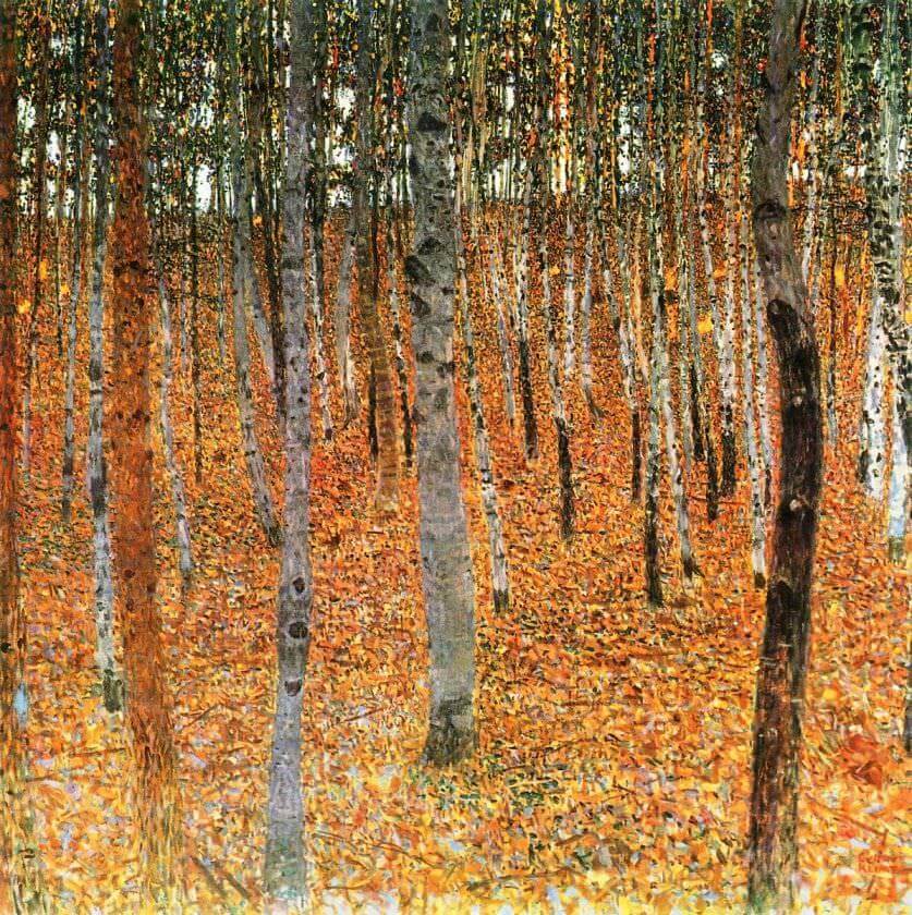 Birch Forest I, 1902 by Gustav Klimt