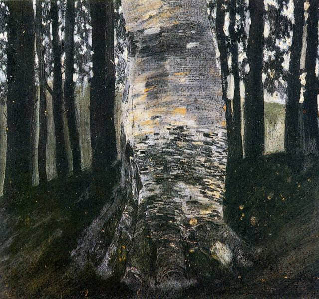 Birch in a Forest, 1903 by Gustav Klimt