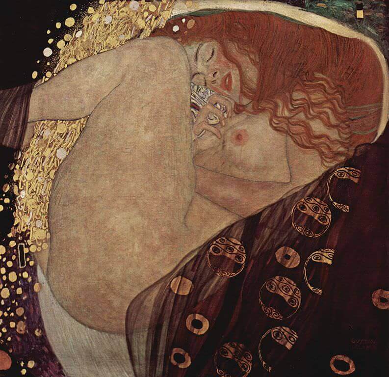 Danae, 1907 by Gustav Klimt