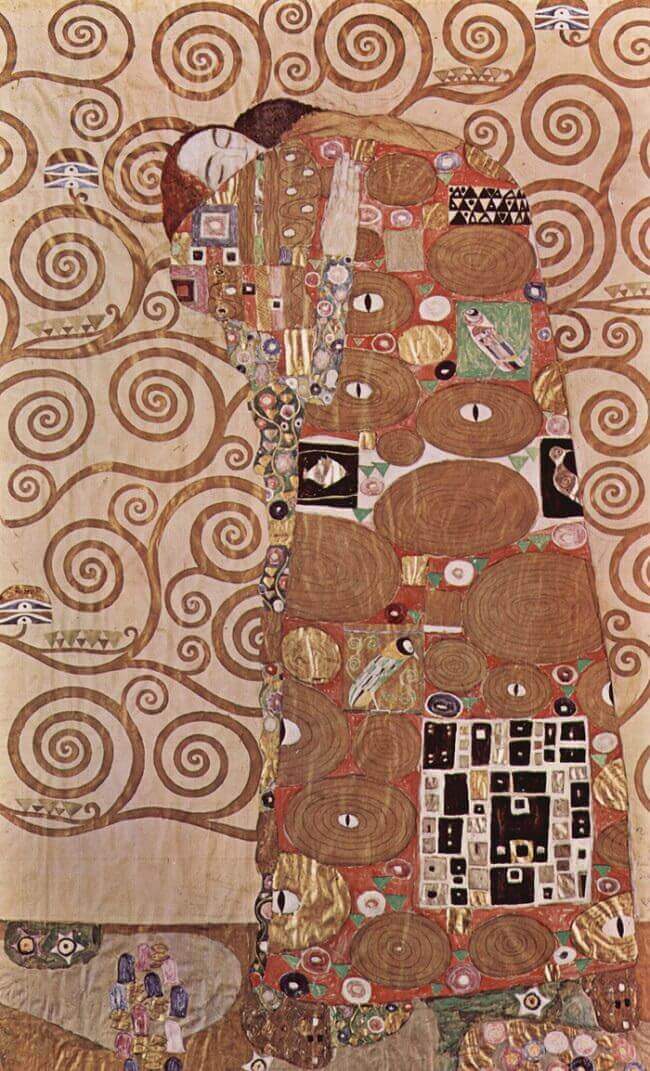 Fulfilment, 1905 by Gustav Klimt