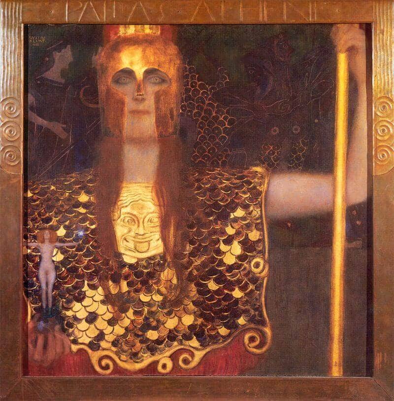 Pallas Athene, 1898 by Gustav Klimt