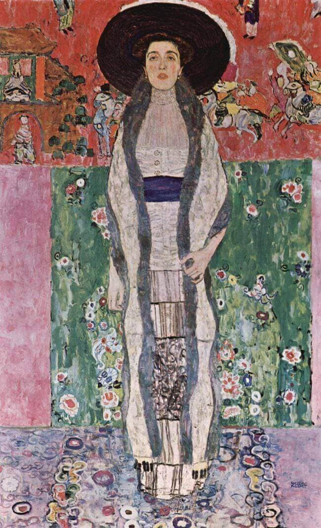 Portrait of Adele Bloch Bauer 2, 1912 by Gustav Klimt