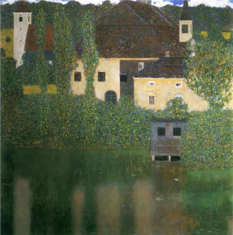 Schloss Kammer at Lake Atter, 1908 by Gustav Klimt