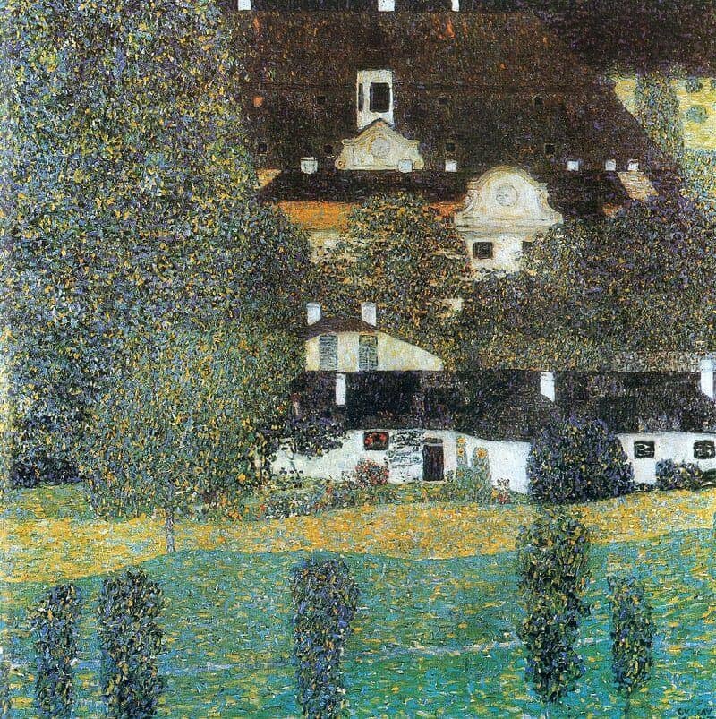 Schloss Kammer on Attersee II, 1909 by Gustav Klimt