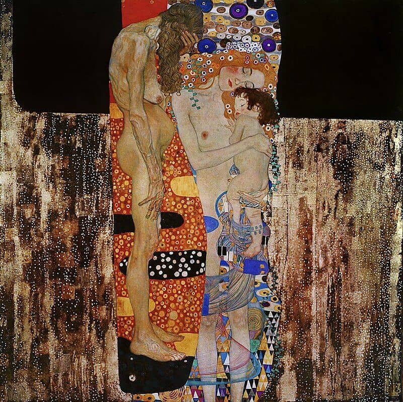 The Three Ages of Woman, 1905 by Gustav Klimt
