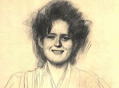 A Smiling Woman by Gustav Klimt