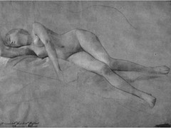 Female Nude by Gustav Klimt