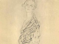 Study of a Standing Lady by Gustav Klimt