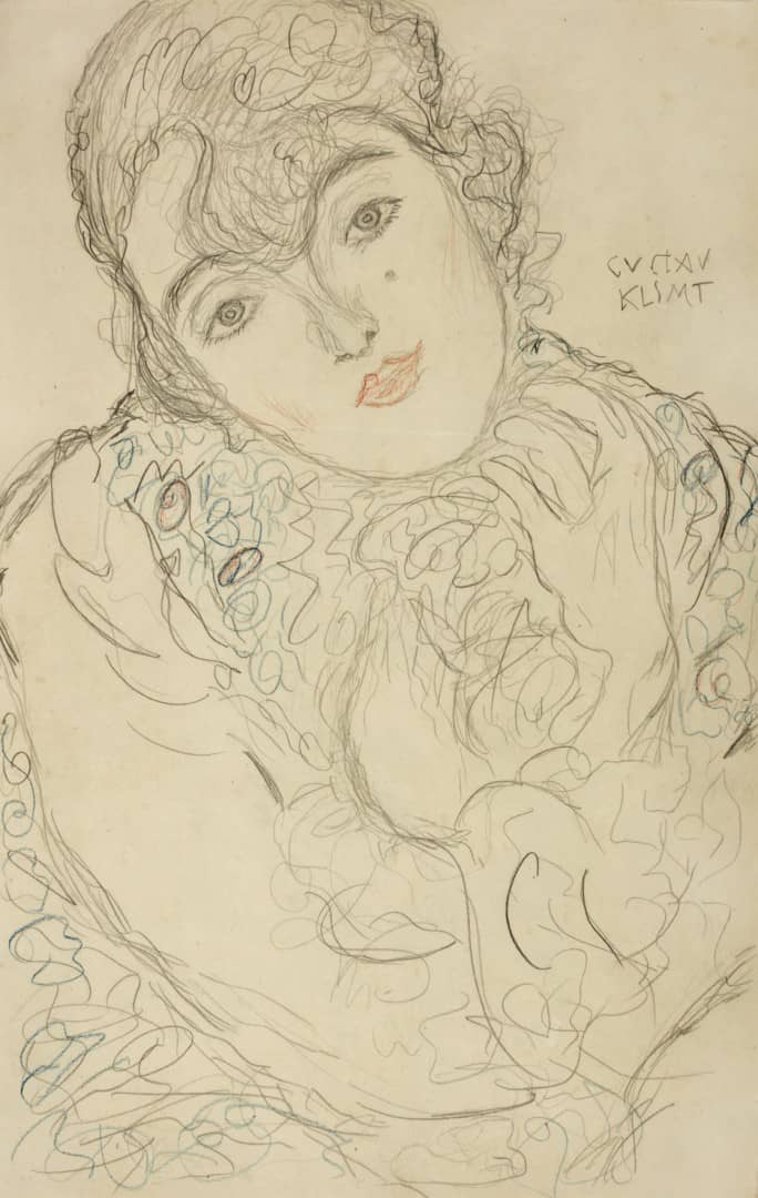 Portrait of a Lady by Gustav Klimt