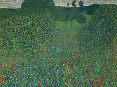 Field of Poppies by Gustav Klimt