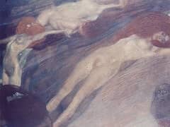 Flowing Water by Gustav Klimt