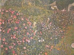 Garden of Flowers by Gustav Klimt