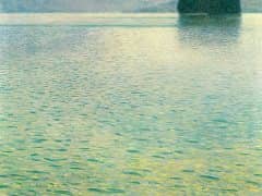 Island in the Attersee by Gustav Klimt