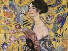 Lady With Fan by Gustav Klimt