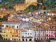 Malcesine on Lake Garda by Gustav Klimt