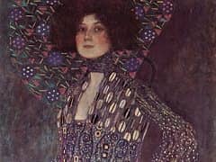 Portrait of Emilie Floge by Gustav Klimt
