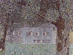 Upper Austrian Farmhouse by Gustav Klimt