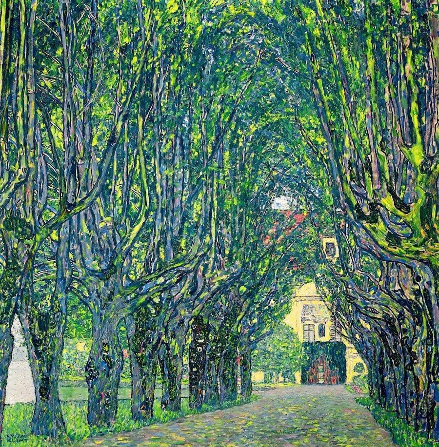 Avenue of Schloss Kammer Park, 1912 by Gustav Klimt