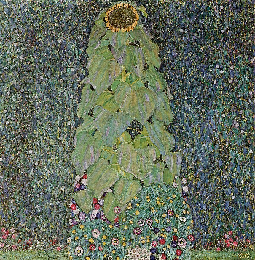 Country Garden With Sunflowers, 1904 by Gustav Klimt