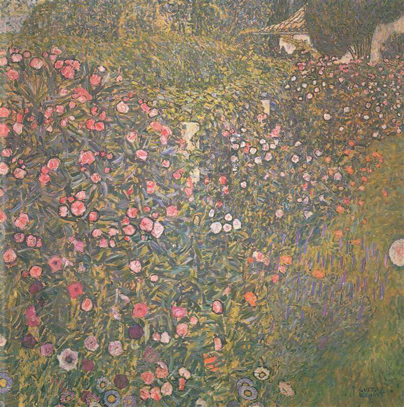 Garden of Flowers, 1917 by Gustav Klimt