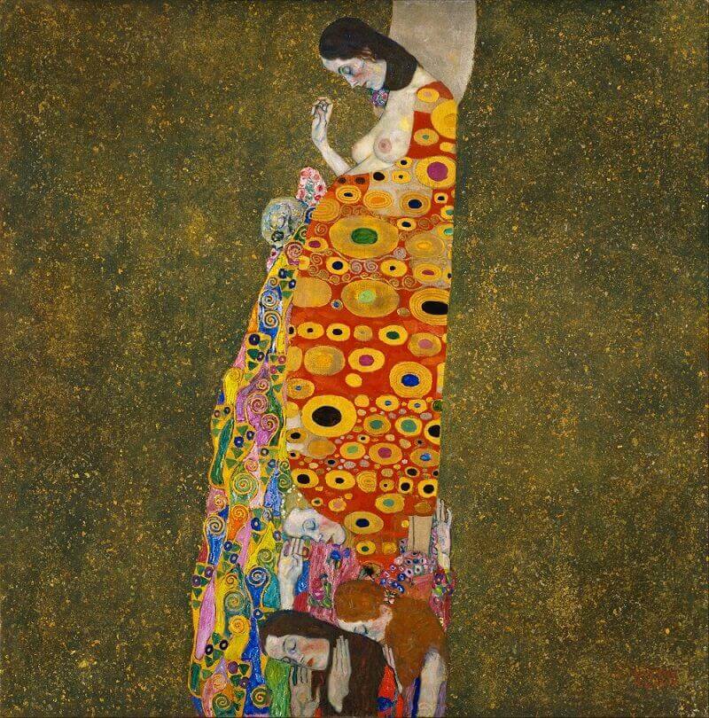 Hope II, 1907 by Gustav Klimt