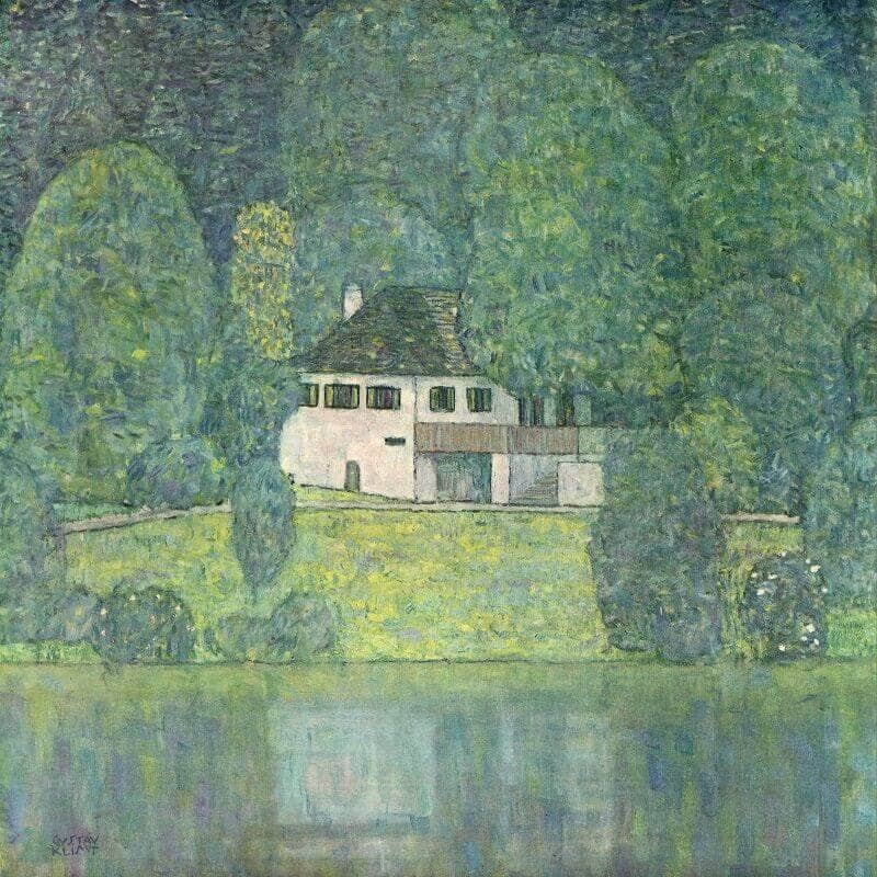 Litzlbergkeller on Lake Atter, 1916 by Gustav Klimt