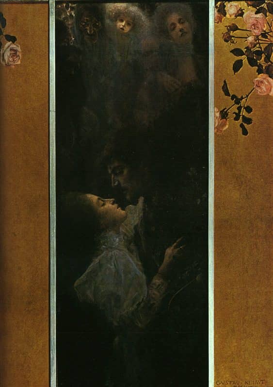 Love, 1895 by Gustav Klimt