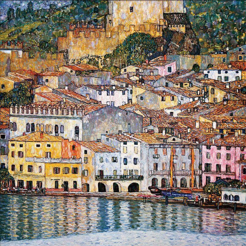 Malcesine on Lake Garda, 1913 by Gustav Klimt