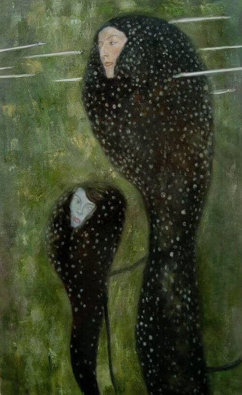 Mermaids, 1899 by Gustav Klimt