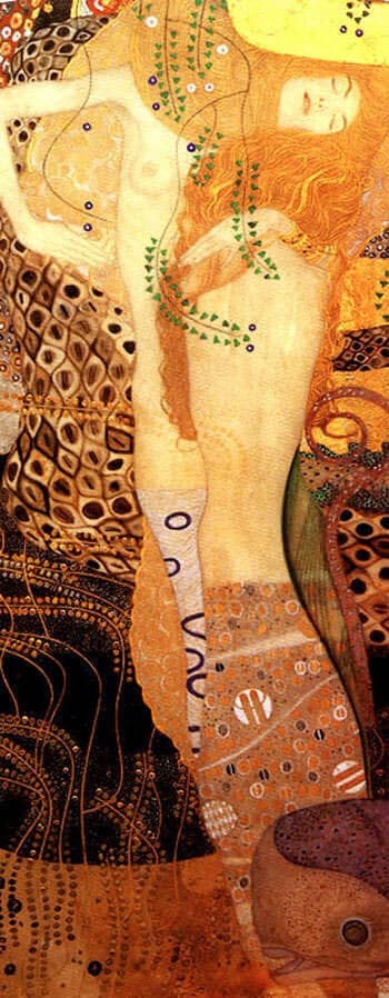 Water Serpens II by Gustav Klimt
