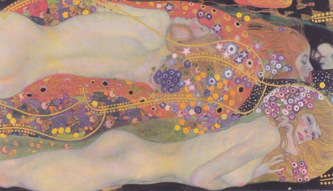 Water Serpens I by Gustav Klimt
