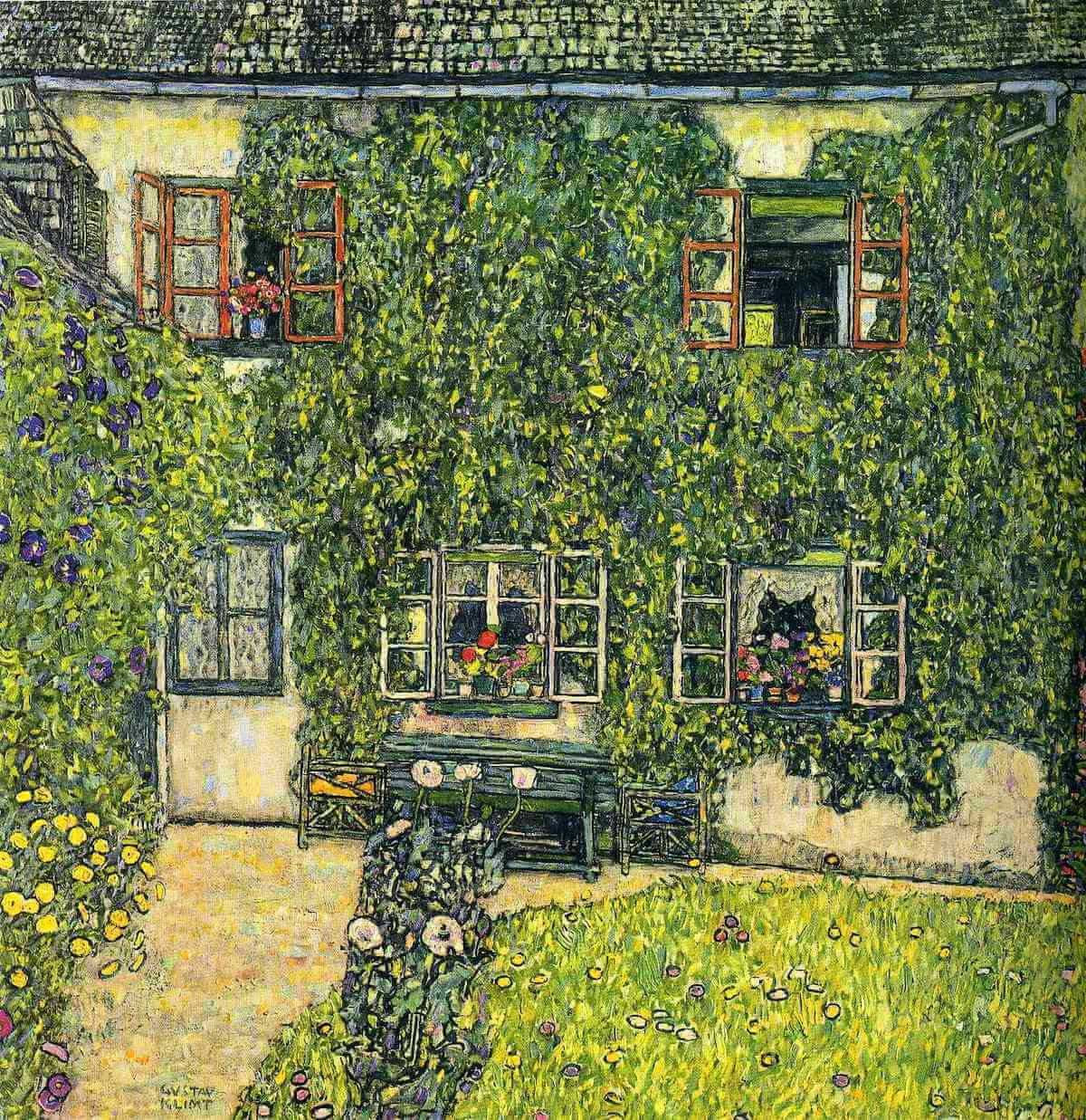 The House of Guardaboschi, 1912 by Gustav Klimt