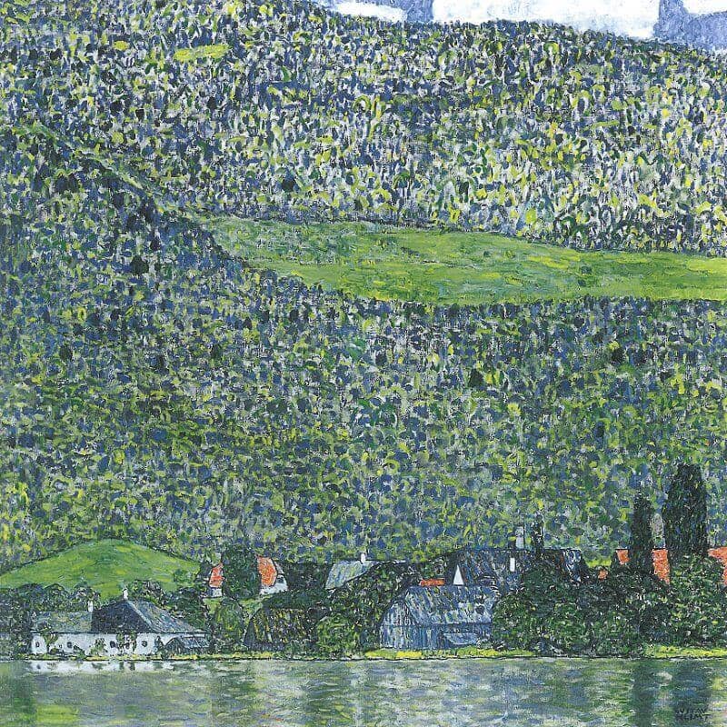Unterach on Attersee, 1915 by Gustav Klimt